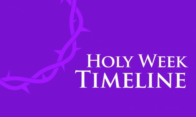 Holy Week Timeline [Infographic]