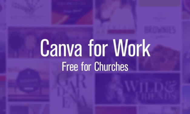 Canva for Nonprofit Graphic Design Software Free for Churches