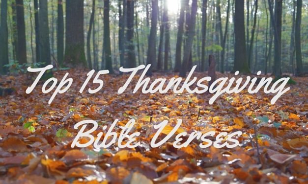 15 Excellent Bible Verses on Being Thankful