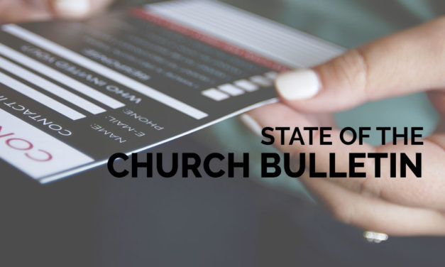 State of the Church Bulletin